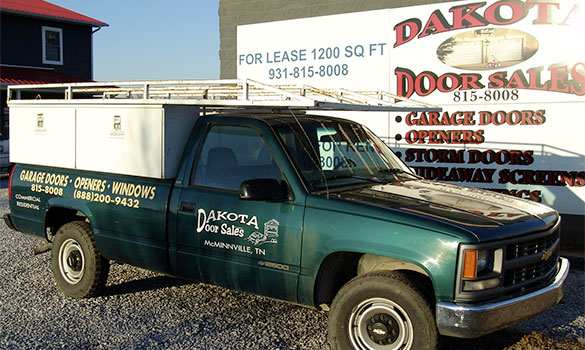 Dakota Door Sales service truck