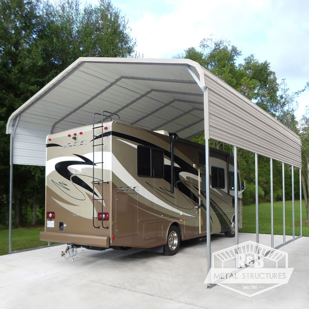 Traditional RV Cover with Side Panels 